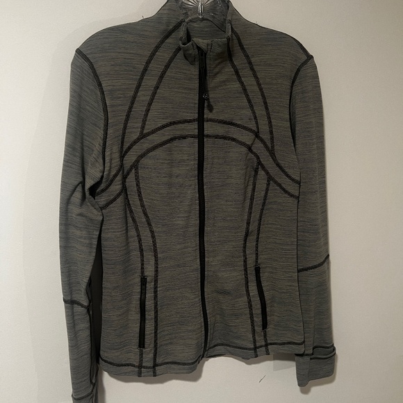 Lululemon Define Jacket Olive Green & White Pattern - 10 - Picture 2 of 9